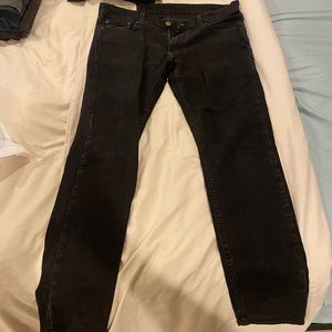 Hollister Black 33x32 super skinny jeans